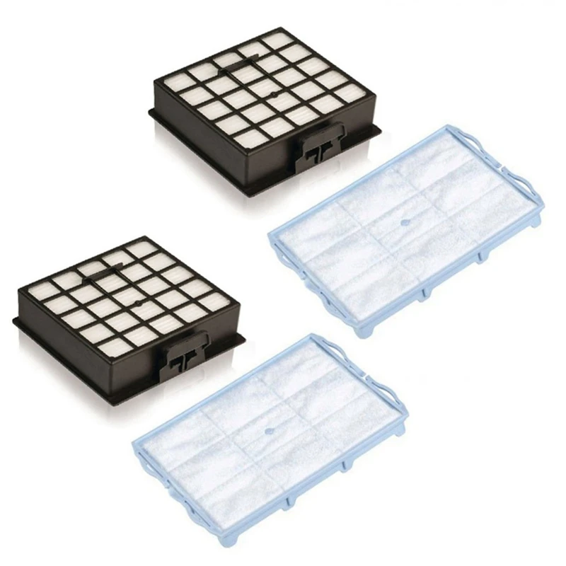 

HOT-2Pcs Motor Filter And 2 Pcs HEPA Filter For BSGL VSZ BSD BSA Series Vacuum Cleaner Parts