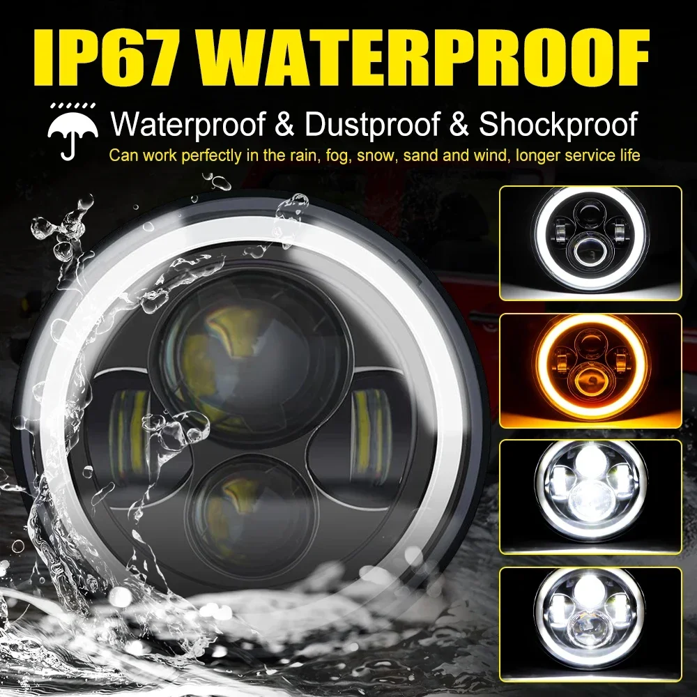 Высококачественные модифицированные автомобильные фонари для мотоцикла Wrangler SUV