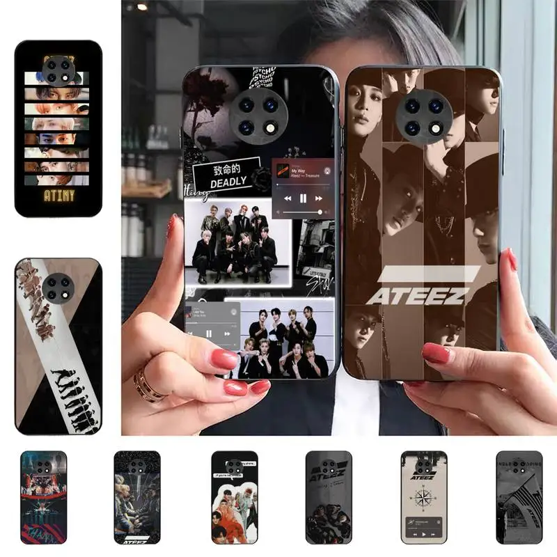 

ATEEZ kpop boys group Phone Case For Redmi 9 5 S2 K30pro Silicone Fundas for Redmi 8 7 7A note 5 5A Capa