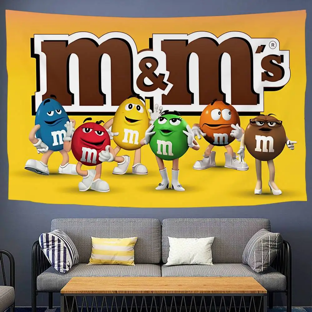 Фото Настенный гобелен Candy C-Chocolate MMS, красочный, в богемном стиле, с мандалой, декор для стен №4