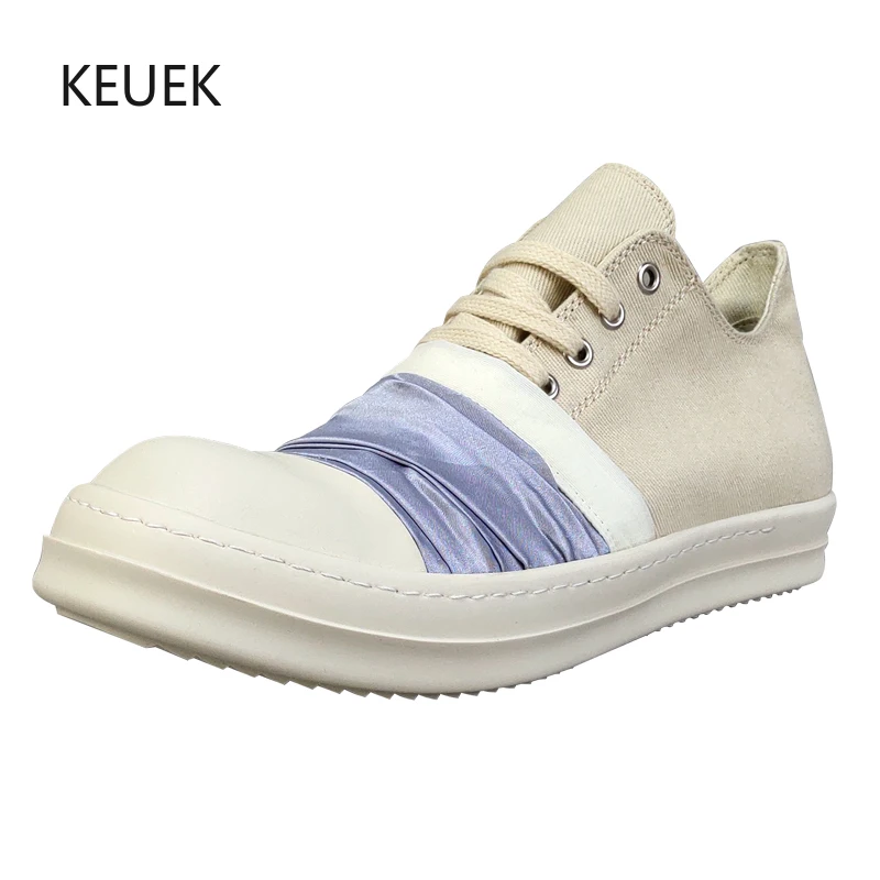 

Мужские кроссовки с низким верхом, повседневная обувь на плоской подошве, со складками, на шнуровке, высокая толстая подошва, Молодежные Дерби, 5C