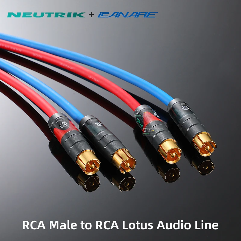 

CANARE NEUTRIK RCA к RCA штекер к штекеру аудиокабель анти-интерферийный коаксиальный сабвуфер гитарный сигнальный кабель GS-6 NF2C Lotus Plug