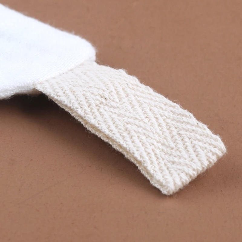 

N80C Baby Towel Bulk Burp Cloth Soft Breathable Wash Cloth Toddler Cotton Towel Drooling Bib Facecloth with Hanging-Hook 5PCS