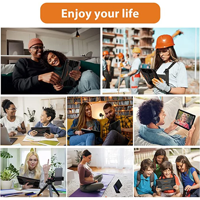 Oukitel Tablet Computers 4G RAM 64G ROM Net Rugged Tablet Phone 10.1 Inch 10000mah Battery Capacity Waterproof Android Tablet