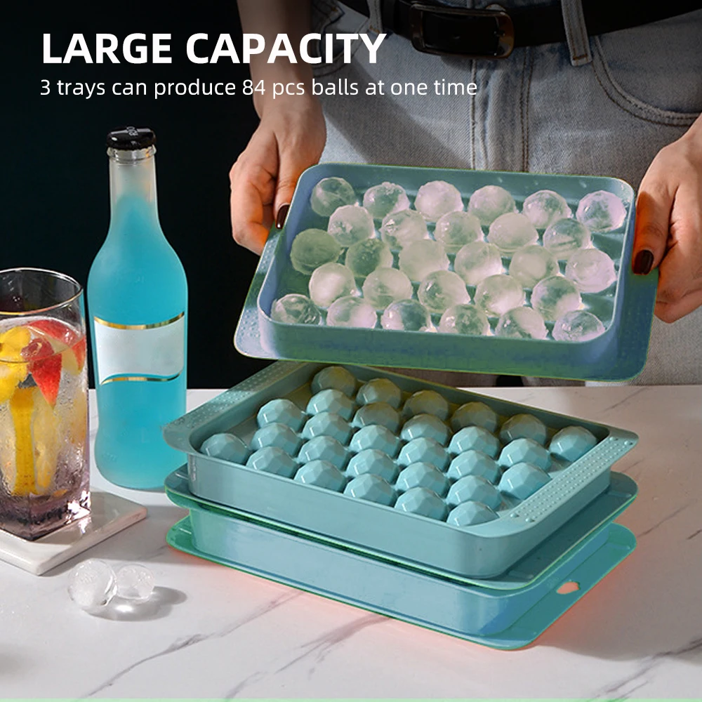 

Пластиковые Кухонные формы, поднос для льда, круглая форма для льда, форма для дома, бара вечерние, круглые шарики, форма для льда, кухонные п...