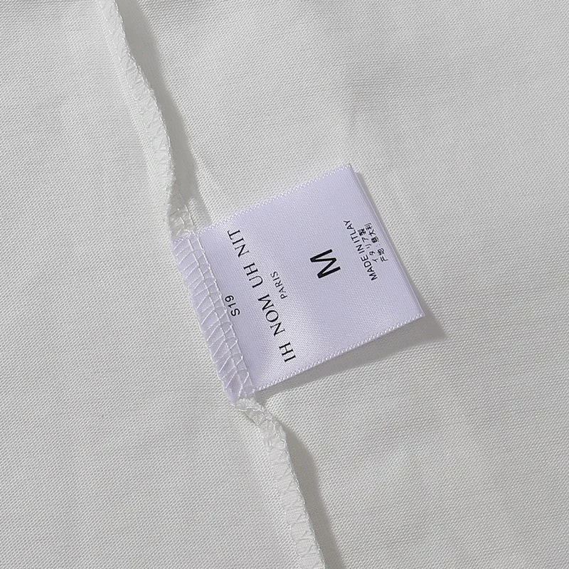 Высокое качество 1:1 Стильная футболка IH NOM UH NIT с круглым вырезом и коротким