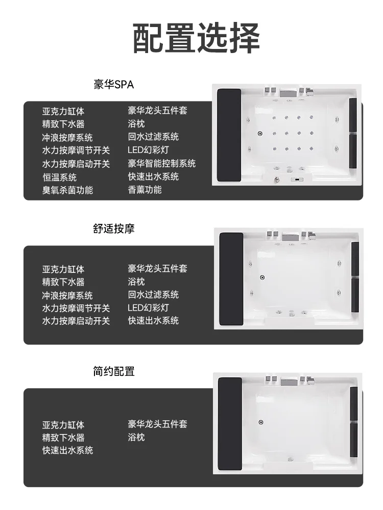 Ванна для двух человек домашний массаж термостатический нагрев встроенная