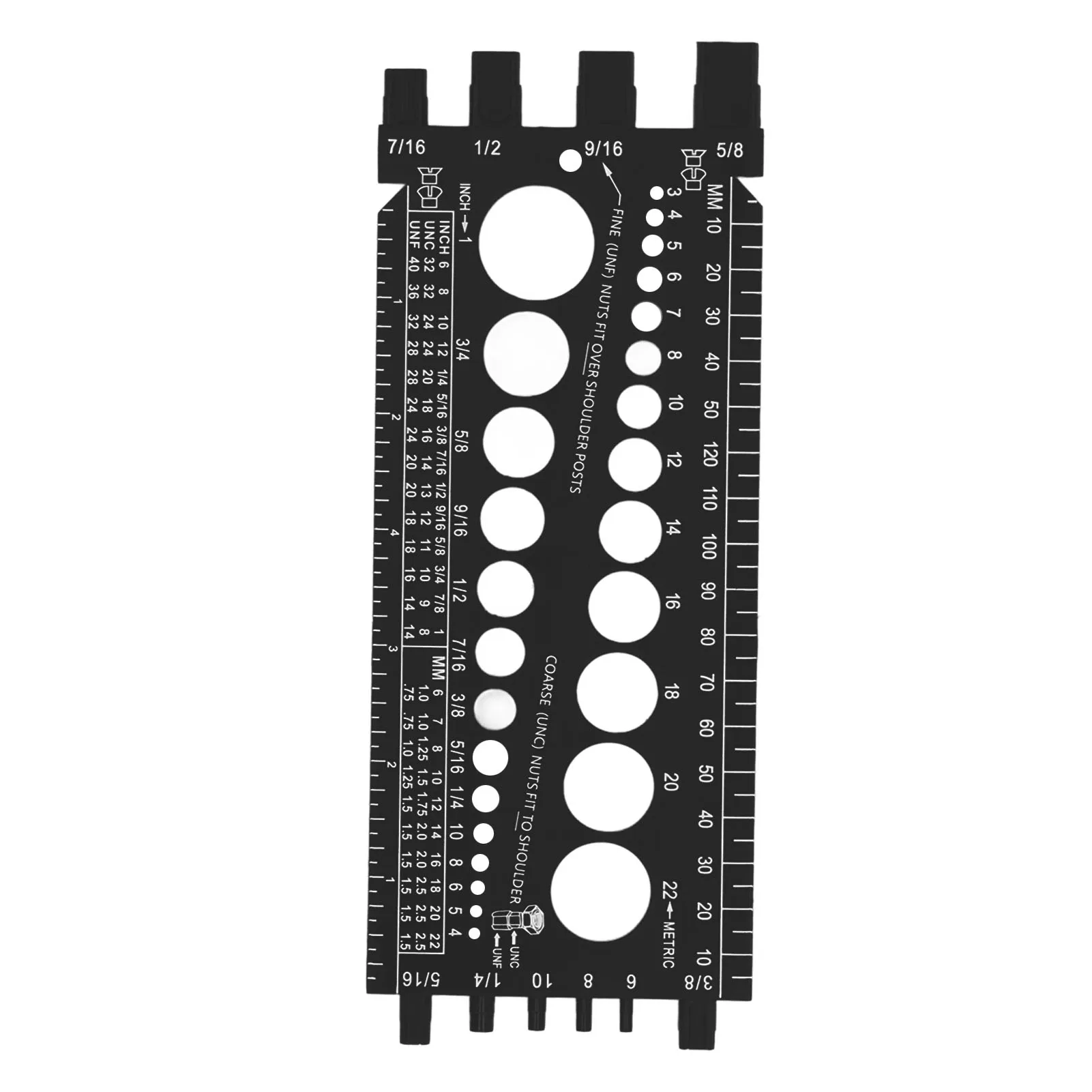 

Многофункциональный резьбомер Nut Bolt Screw Gauge