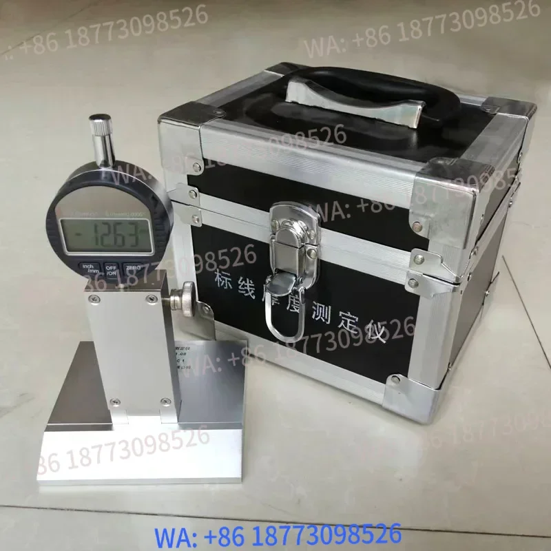 Фото Измеритель толщины дорожной разметки STT-950: Цифровой высокоточный прибор для измерения толщины покрытия дорог №1