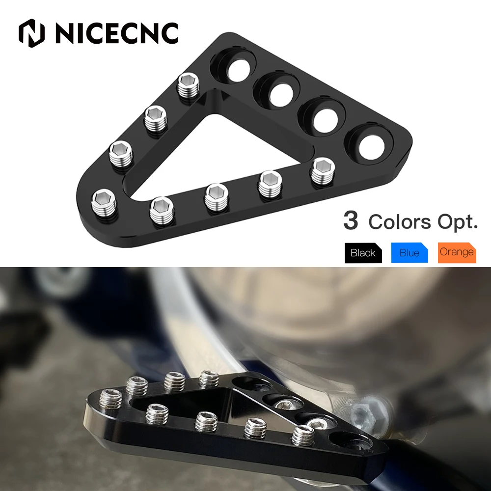 

NICECNC Brake Pedal Tip Pads Adjustable For GasGas EX EC MC 125 200 250 300 250F 350F 450F 2021-2022 EC125 EC200 EC250 EC300
