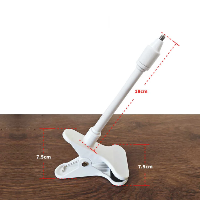 Монтажный кронштейн для камеры наблюдения со шлангом установки в кроватку зажим