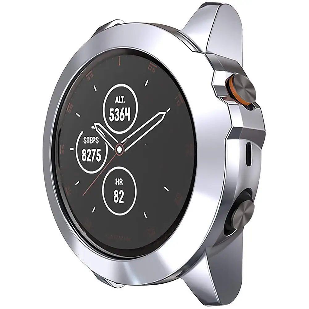 

Мягкий защитный чехол из ТПУ с покрытием для смарт-часов Garmin Fenix 5X, легкость, портативность, удобная переноска