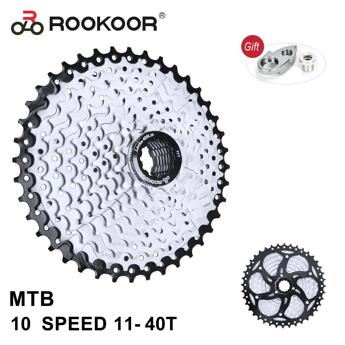 

Rookoor 10 Speed Bicycle Cassette Freewheel MTB Bike Velocidade 11-40T Sprocket Bike Accessories for SHIMANO SRAM Cycling Parts