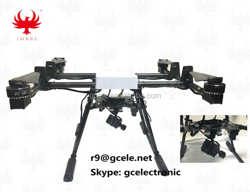 

JMRRC high quality RC uav drone for two-type use, Agriculture uav crop sprayer drone and camera survey uav drone, Aerial drone