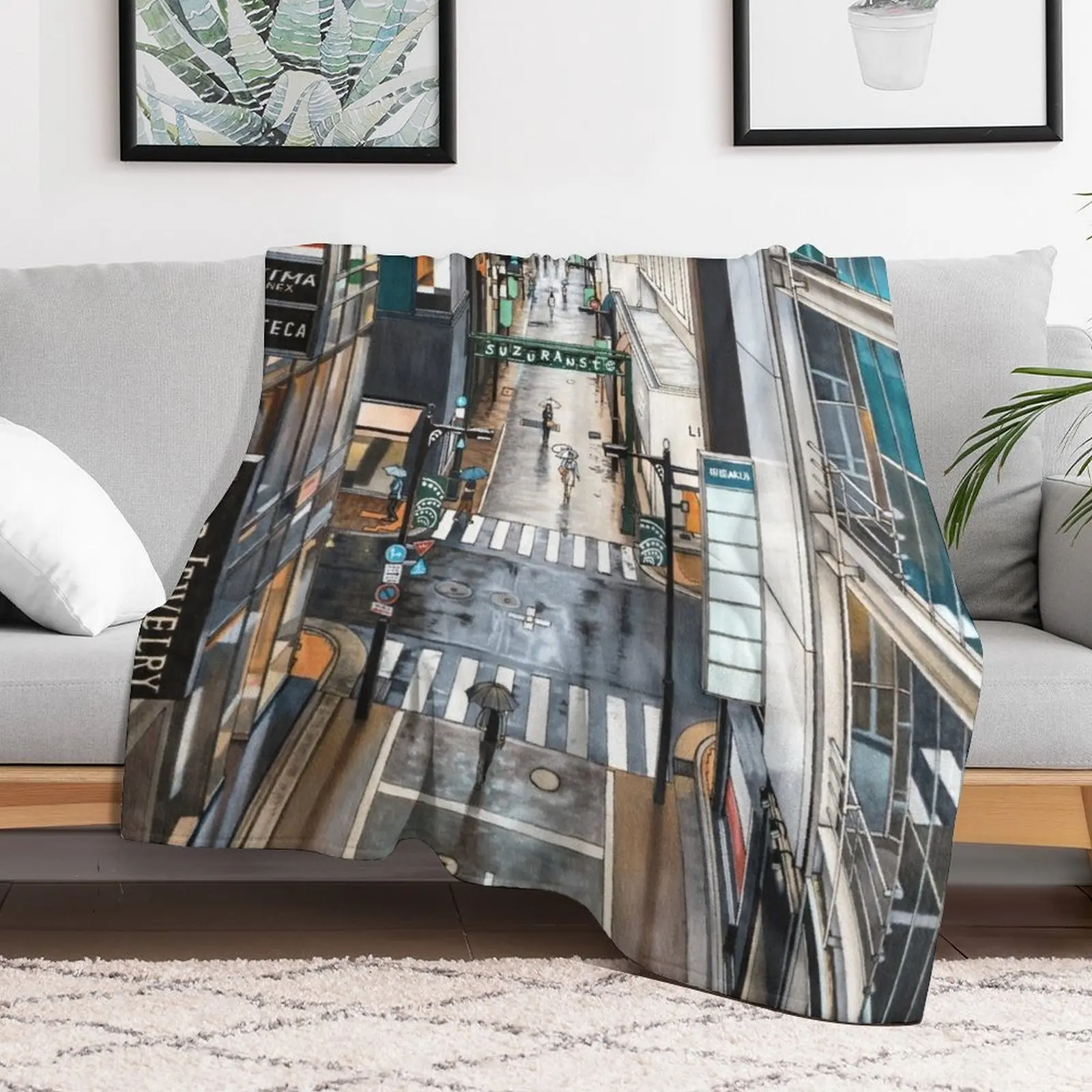 Вид на одеяло Ginza