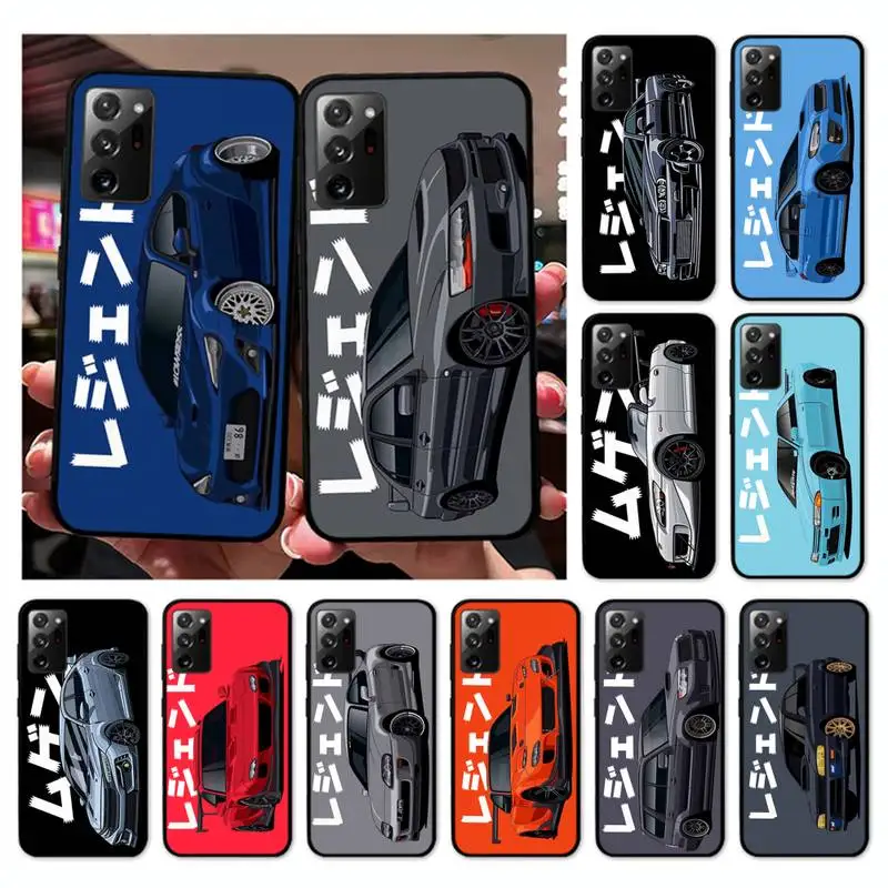 

Tokyo JDM Drift Sports Car Phone Case For Samsung Galaxy Note 10Pro Note20ultra note20 note10lite M30S Coque