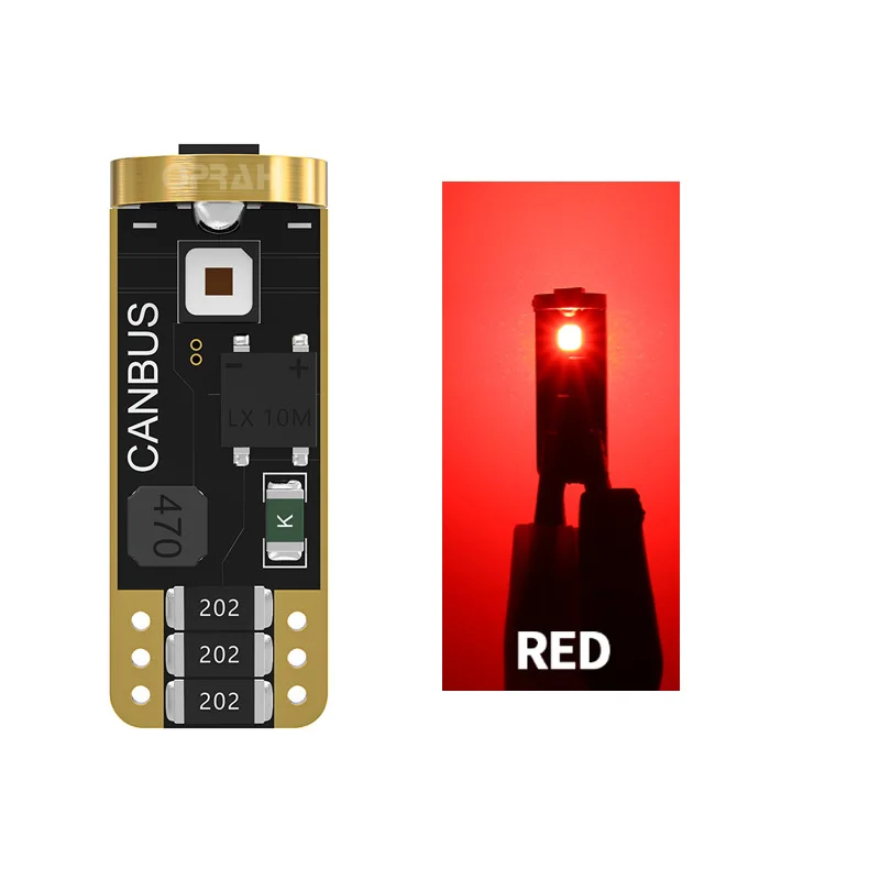 

2 шт., лампы для чтения T10 W5W, 12 В, 24 В, 3838 к