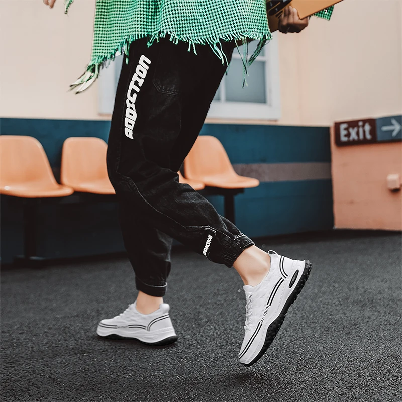 2022 New Golf Shoes Spikeless Golf Sneakers Men's Outdoor Jogging Walking Shoes Fitness Golf Breathable Sneakers Men