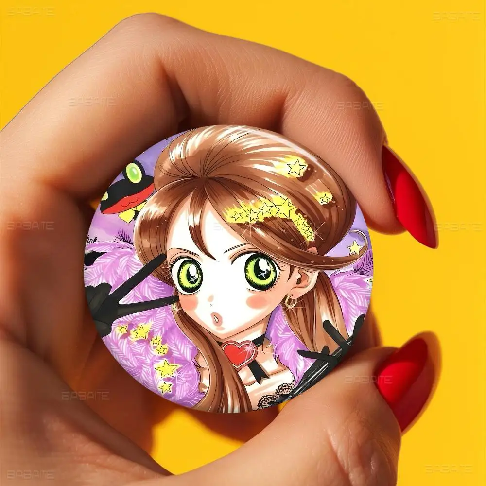 Аниме-значок Sugar Sugar Rune 58 мм, милая аниме-фигурка, значок-иконка, брошь ручной работы из жести для рюкзака, одежды, украшение на грудь, подарки (art.: 3920dbfc6b4fa) - 3920dbfc6b4fa