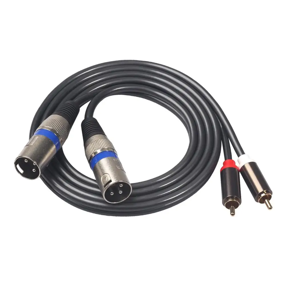 Штекер RCA на 2 штекера XLR
