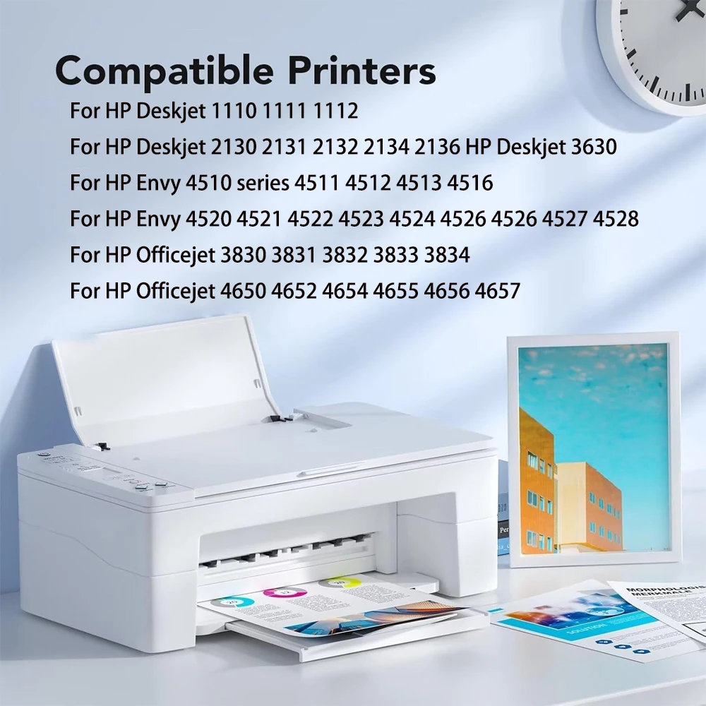 Фото Многоразовый прозрачный картридж 302XL 302 XL для HP302 DeskJet 1110 2130, для HP302XL nvy 4520 NS45 Officejet 3630 3639 5200 №2