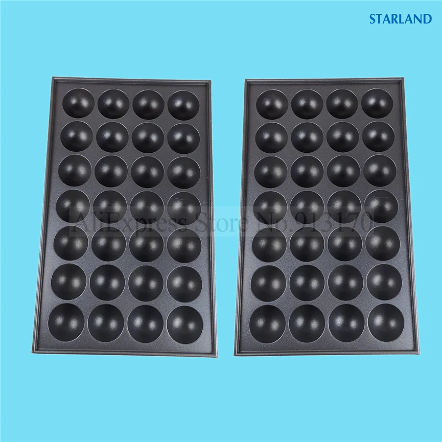 

A Pair Takoyaki Baking Trays Octopus Snail Sheet Plates Meatball Aluminium Alloy Sheet Pans Fitting Of Takoyaki Machines