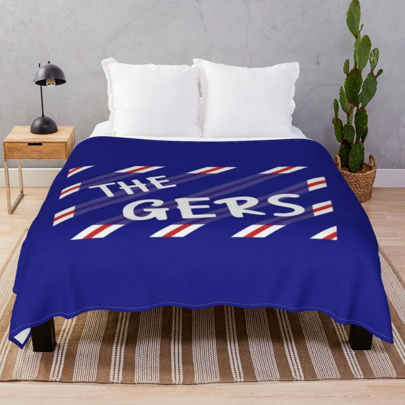 

Glasgow Gers Watp Thick blanket Flannel Plush Print Comfortable Throw Thick blankets for Bed Home Camp Office