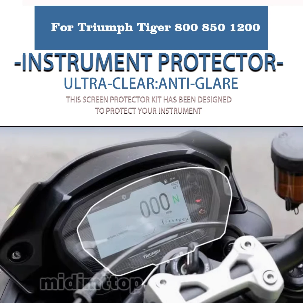 Защитная пленка против царапин Cluster для Tiger 800 850 1200 DAYTONA 765 Speed Street Triple R RS аксессуары