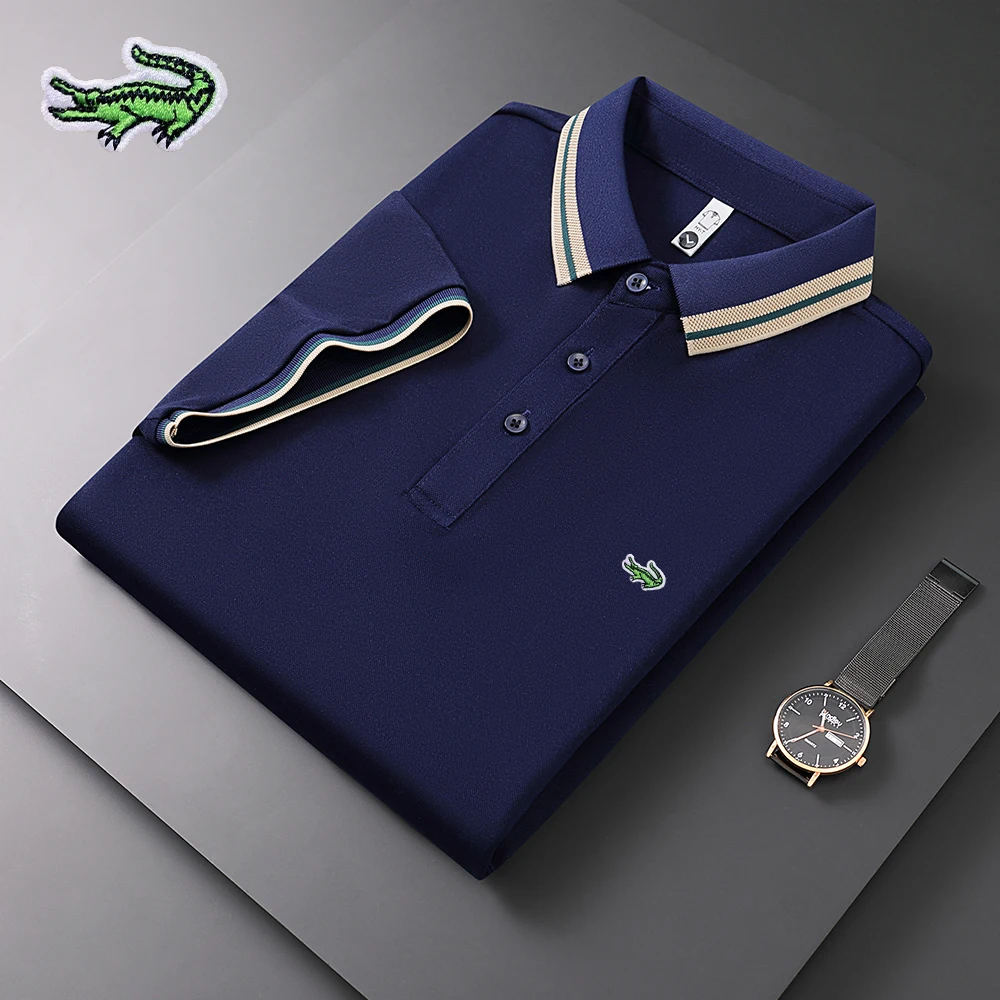 

Рубашка-поло мужская с вышивкой, лето 2023