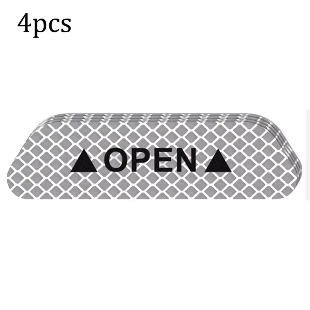 

The Door Stickers Reflective Stickers Safety Warning Stickers Open Reflective Film Car Door Anti-Collision Strip