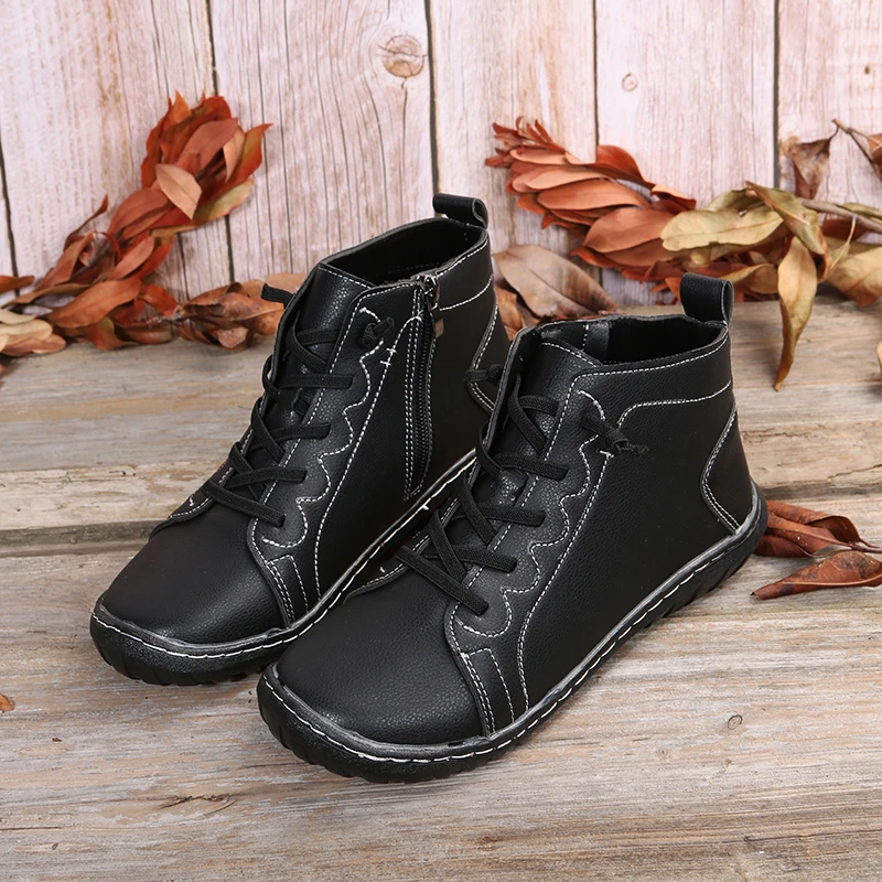 

women's shoes autumn ladies casual Martin boots high-top shoes all-match Korean style trend personality fashion Chelsea boots