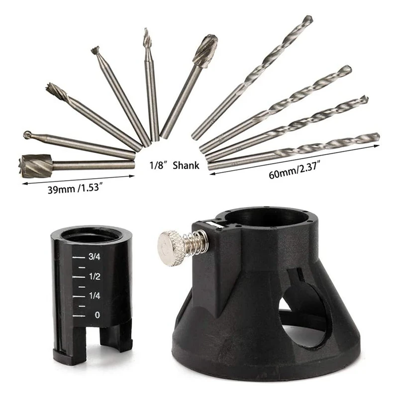 

11 Pcs Multipurpose Cutting Guide Kit For Rotary Tools With 60 Pack M25 (1 Inch) Stainless Steel Rigid Pipe Strap