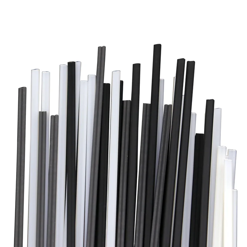 Пластиковые сварочные прутки 2 метра черные/белые ABS/PP/PE/PVC для автомобильного
