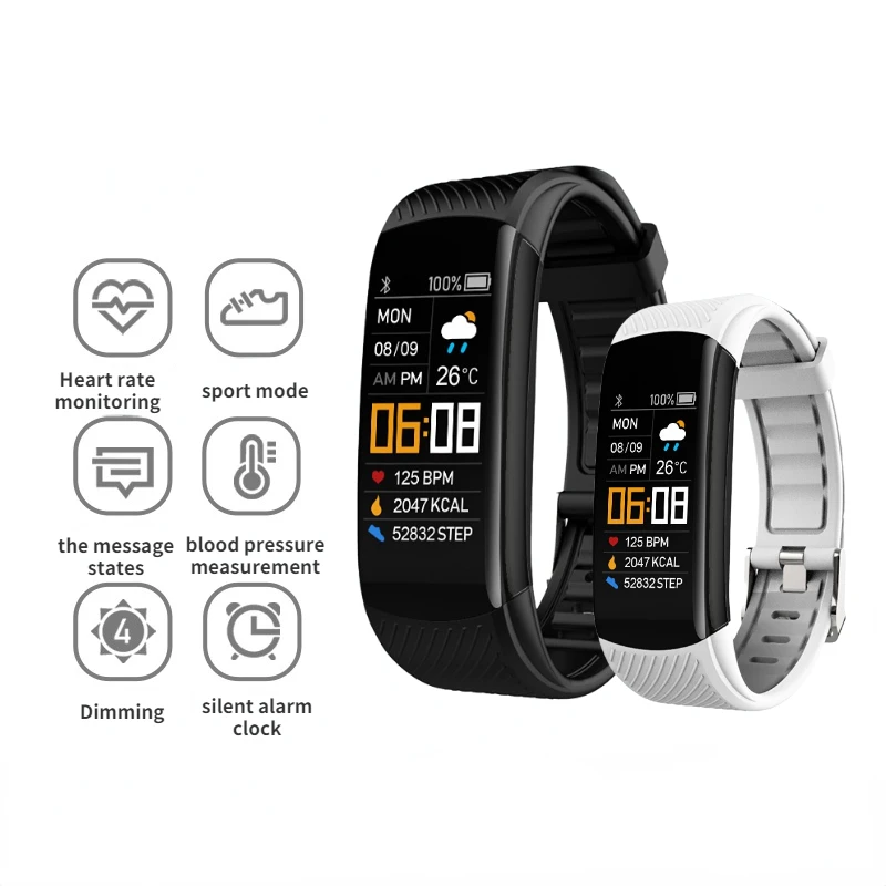 

Smart Watch C5S watch for men Bracelet Blood Pressure Rate waterproof watche Health Tracker Watch Women watch For xiaomi phone