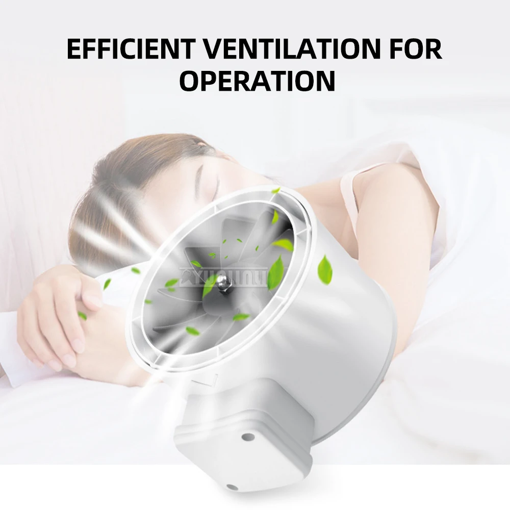 Бытовой мощный вытяжной вентилятор Бесшумный канальный Угловое разряднование