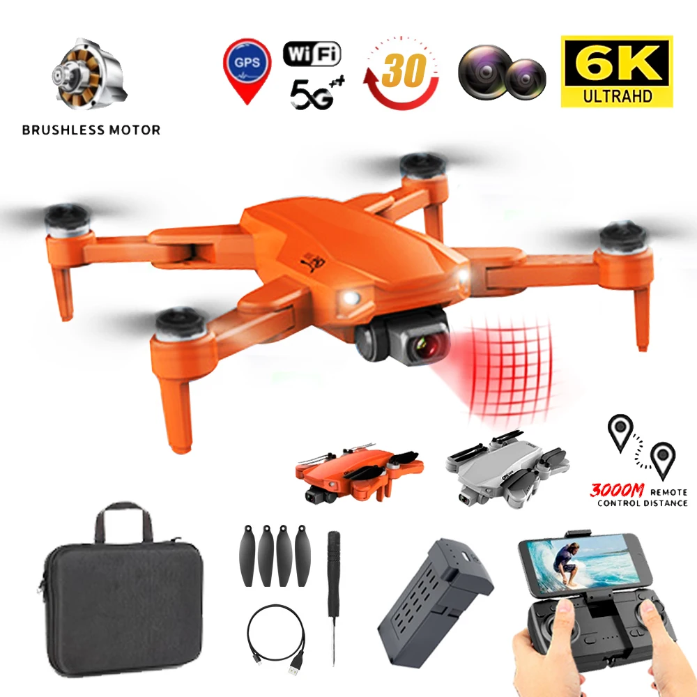 

S608 GPS Drone 6K Dual HD Camera Professional Aerial Photography Brushless Motor Foldable Quadcopter RC Distance 3000M