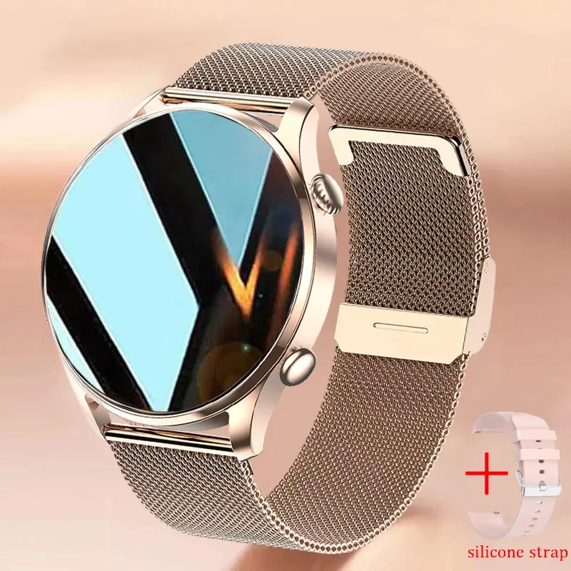

2022 2022 New Bluetooth Call Women Smart Watch Men Waterproof Smart Bracelet 390*390 HD pixel display Lady Smartwatch Fitness