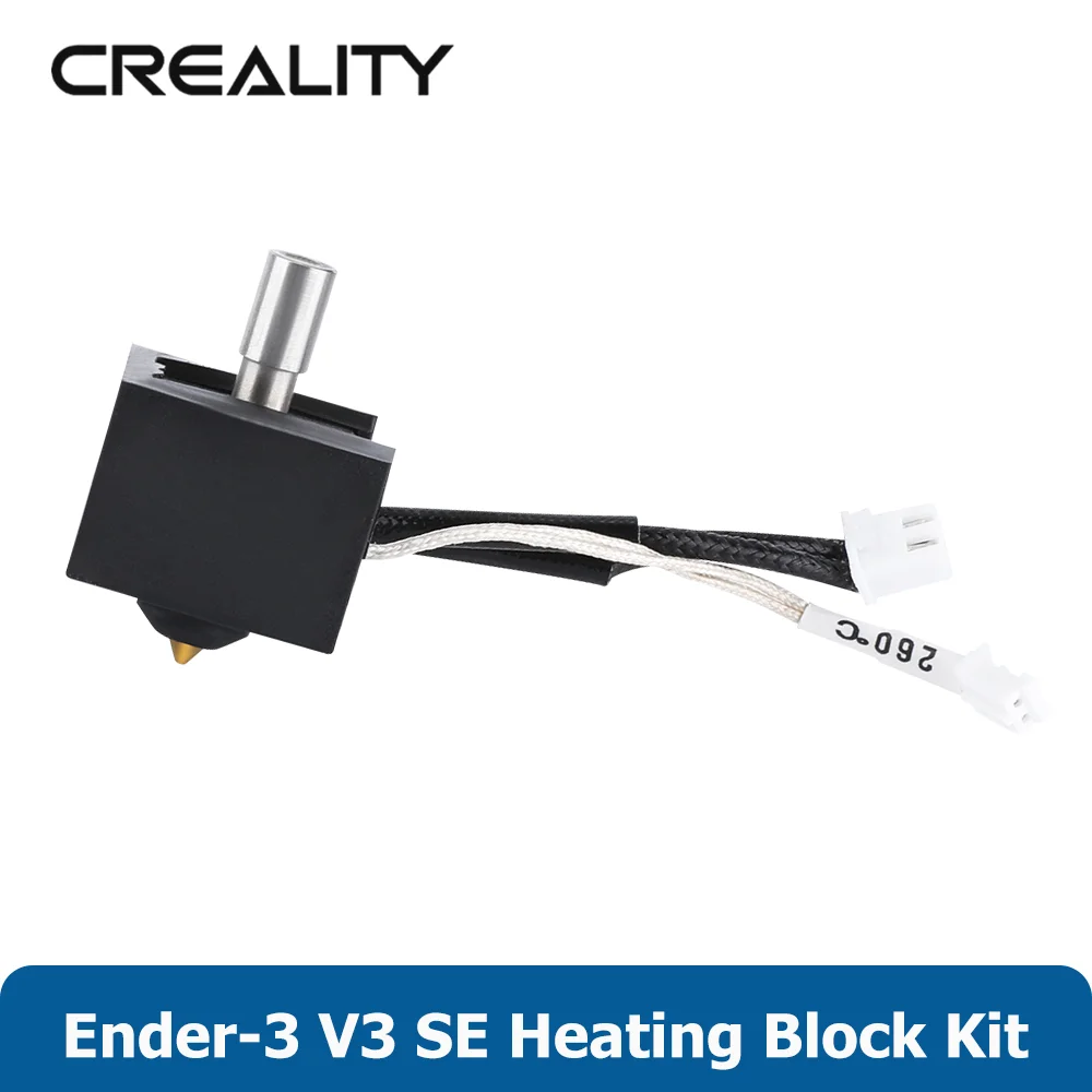 

Creality Ender 3 V3 SE Upgrade Heating Block Kit High Temperature Stainless Steel Throat Tube Hotend Heat Block for Ender-3 V3SE
