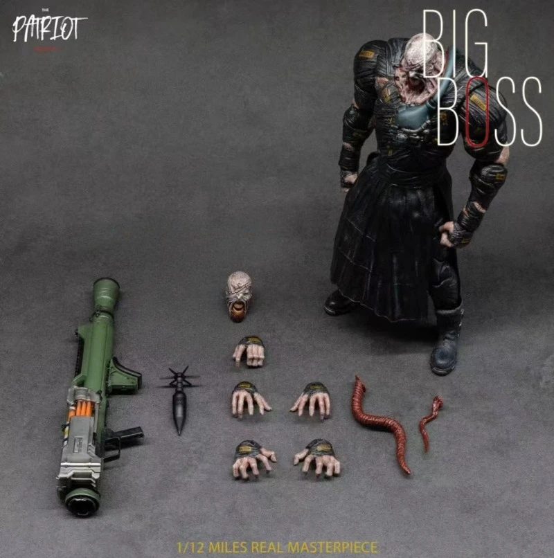 В наличии: Фигурка Patriot Studio BIG BOSS для Nemesis, масштаб 112, аниме-модель, модная игрушка, настольная кукла, подарок, коллекционный предмет (art.: 3920dbcda5069) - 3920dbcda5069