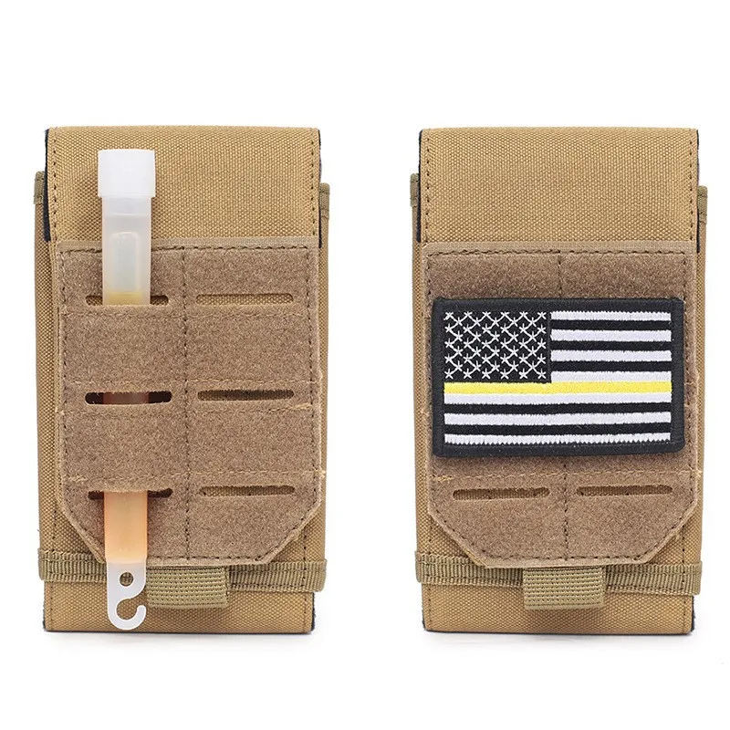 

Universal Tactical Molle Mobile Phone Holster Belt Smartphone Strap Pack Utility Military Small Pouch Mini Waist Bag for Phone