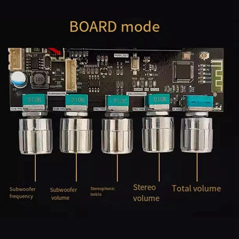 Плата усилителя Bluetooth 2X160w + 220W TDA7498E ADAU1701 с многофункциональным модулем DSP