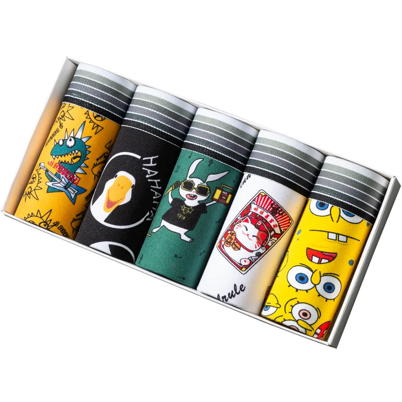 Boxershorts Men Lingerie Plus Size Men Boxers Silk Underwear Boxers Soft Men Boxer Shorts Men Underpants Trunks