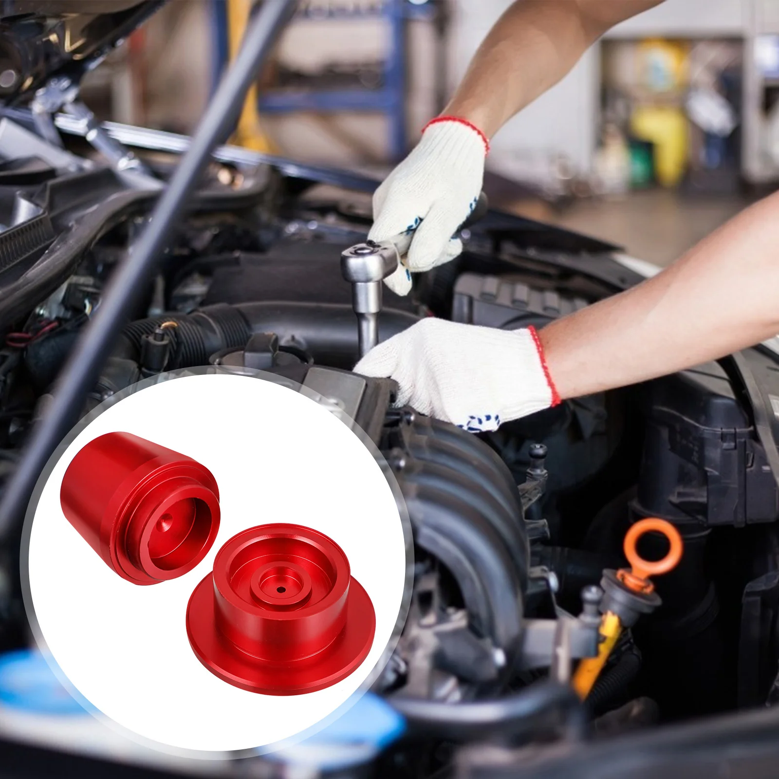 2Pcs Oil Seal Install Tool Front Oil Seal Installer Tool Compatible with