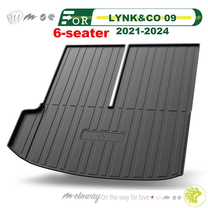 Коврик для багажника автомобиля LYNK &amp CO 09/EMP 2021-2024 всесезонный черный коврик груза