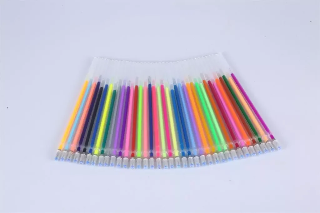 

New 48 pcs/set 48 Colors Gel Pen Refill Multi Colored Painting Gel Ink Ballpoint Pens Refills Rod for Handle School Stationery