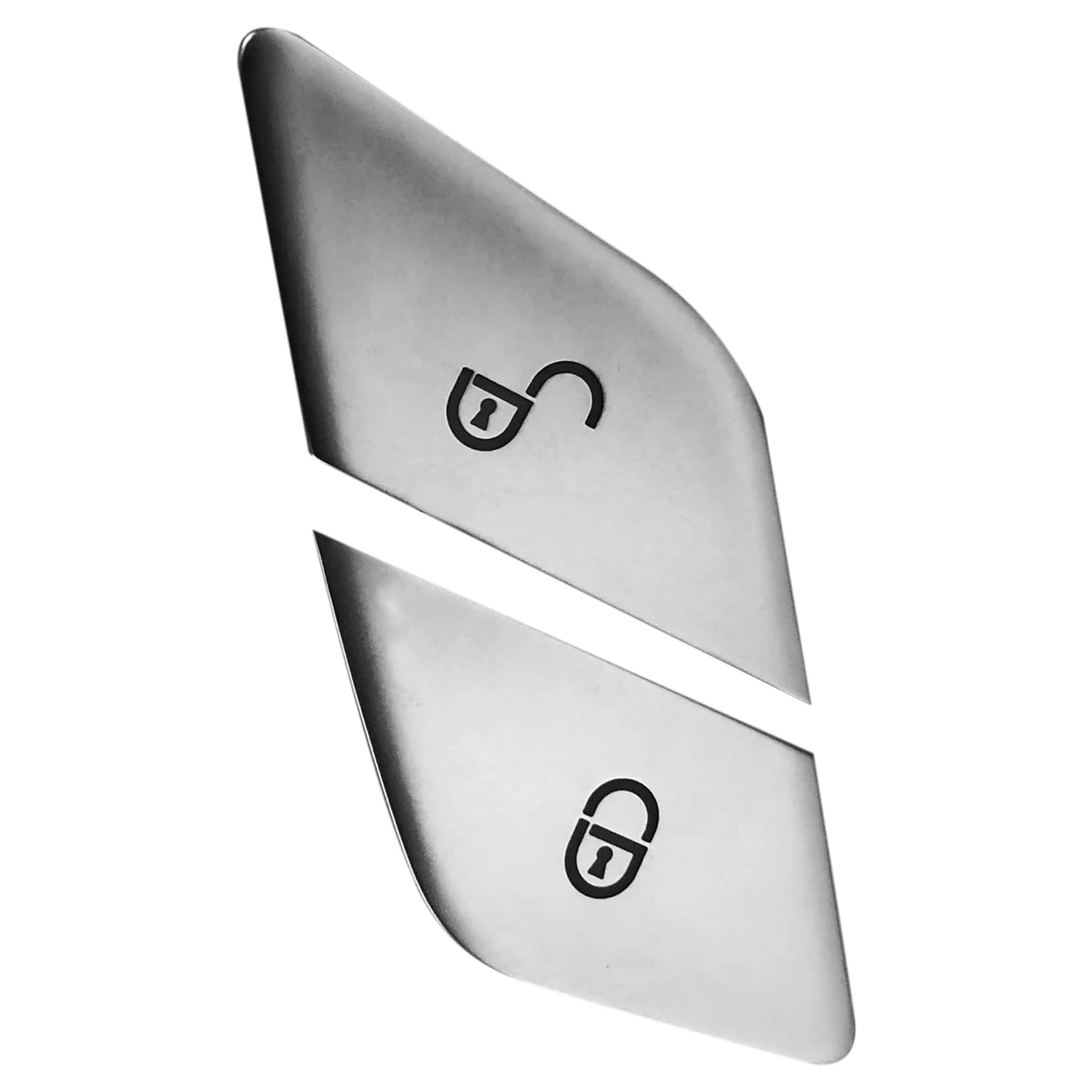 

Car Door Switch Unlock Buttons Sequins Decoration Cover Trim for Benz (Only for the co-pilot seat of left-hand