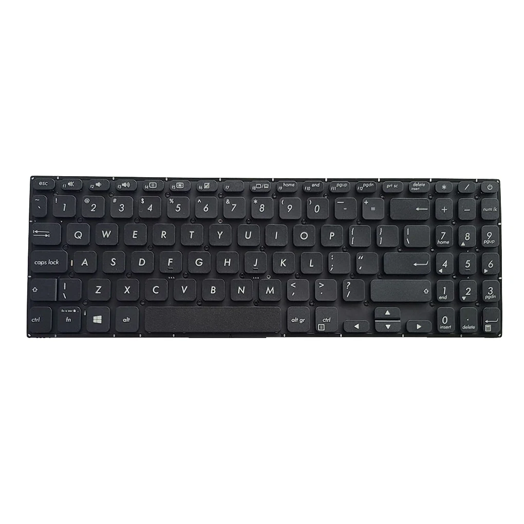 

American Keyboard Built-in Fluent Typing Good Touch PS 2 Interface Notebook Keypads Standard Layout Replacement for S530UA