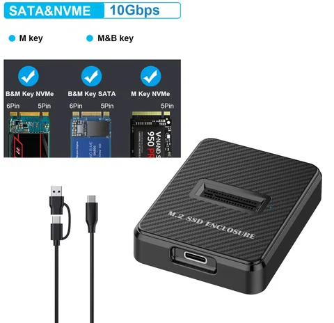 IRhasta Док-станция для SSD M.2 NVMe SATA USB C 10 Гбит/с