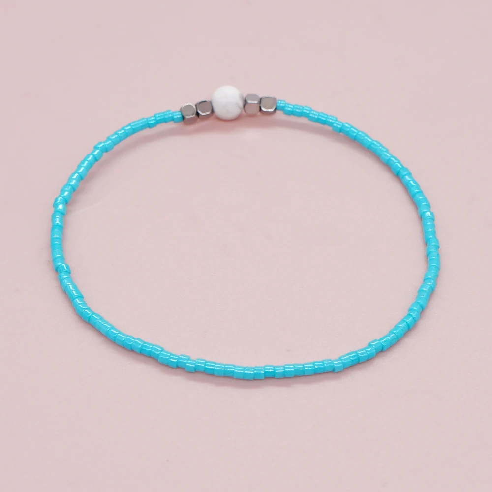 

Fashion Accessories Jewelry Full Beaded Bangle Bracelets Ball Stone Bracelet for Men Women Wholesale Dropping Free Shipping