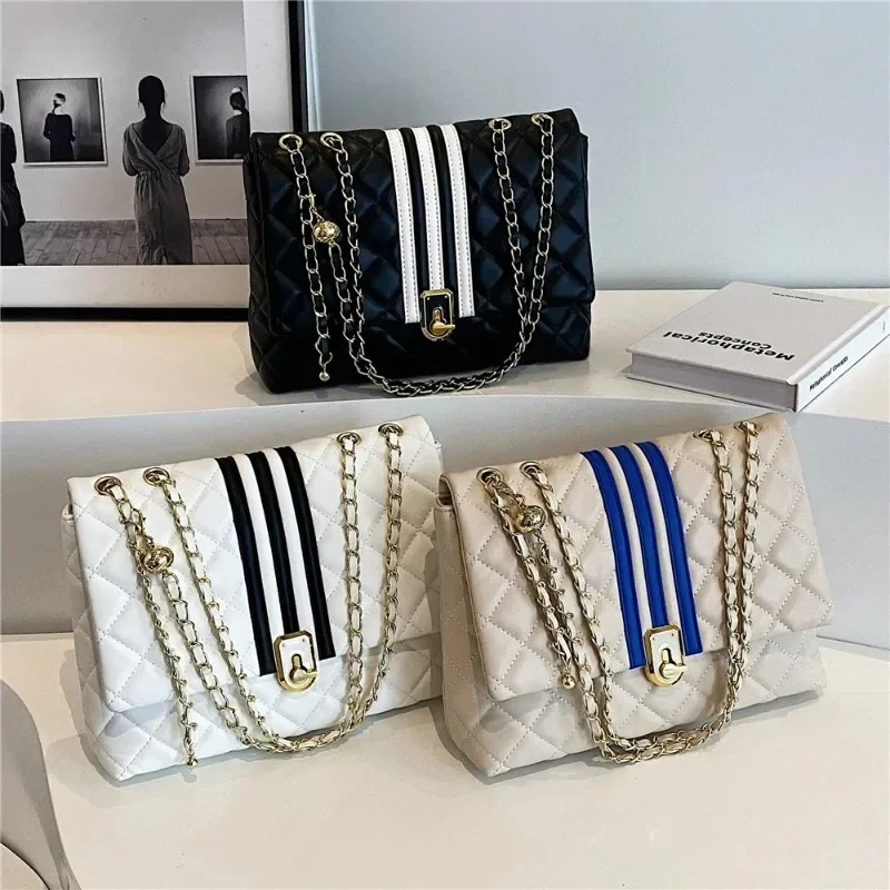 Роскошная дизайнерская женская сумка через плечо с цепочкой Stegan Bag из